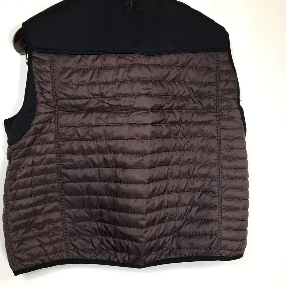 Youth STS Ranchwear Western Puffer Vest Brown Size XLarge